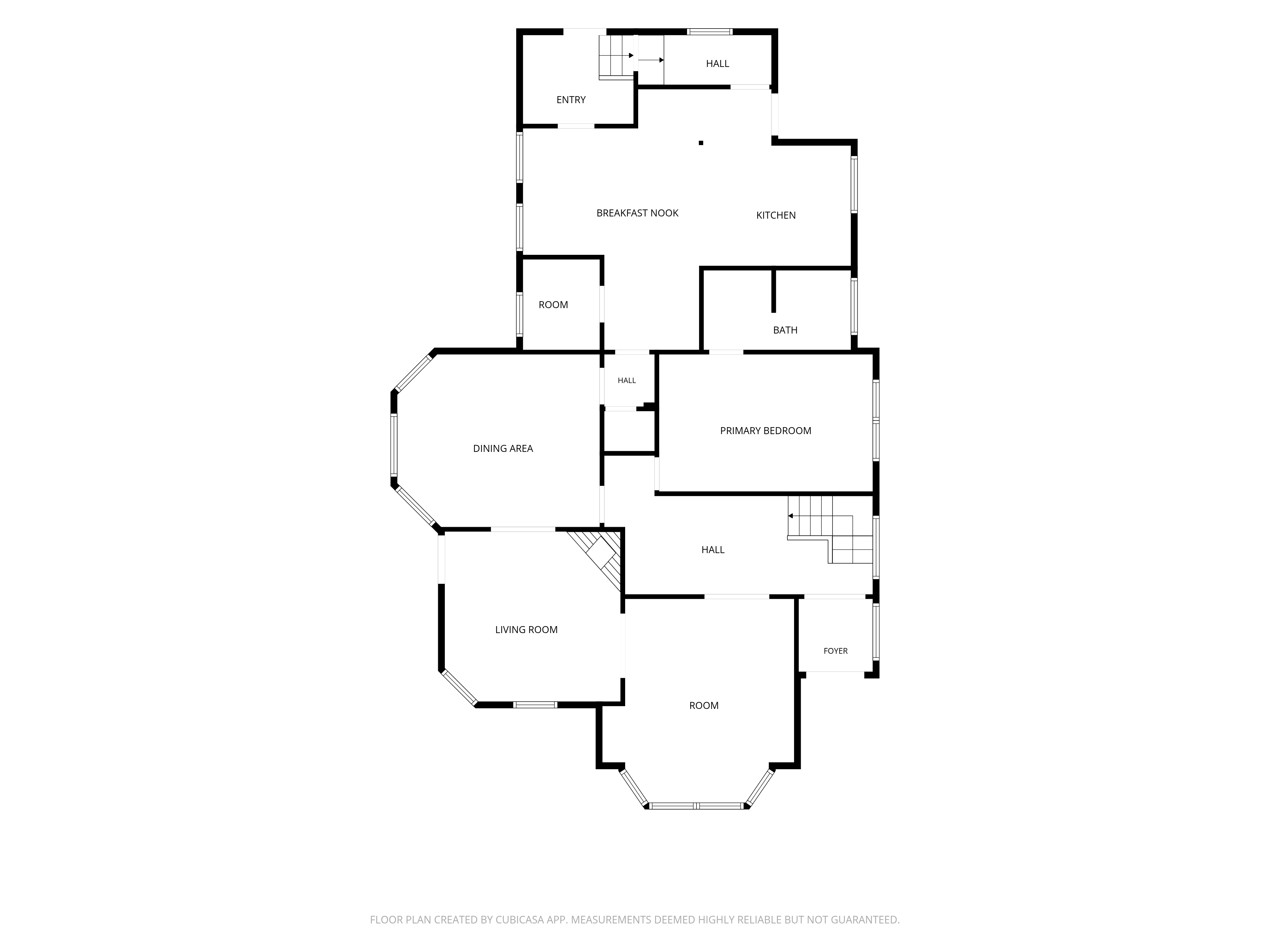Main House first floor plan — Shelburne Village, Vermont