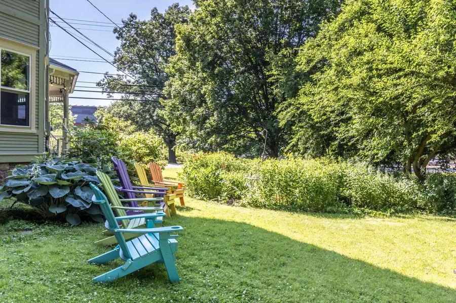 Inn grounds and gardens — perennial plantings and landscaped yard